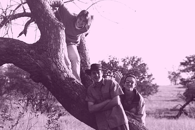 Under an African tree