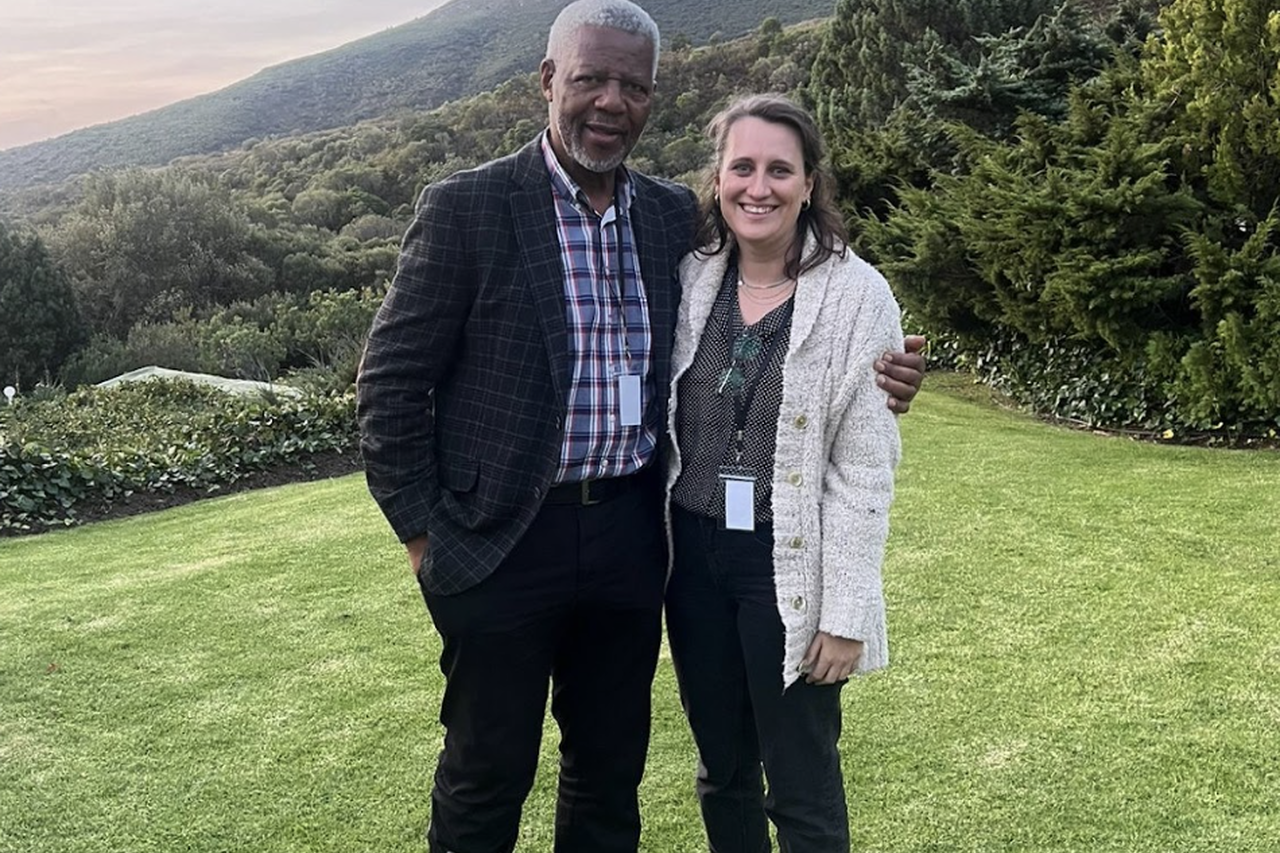 Gemma with Mavuso Msimang
