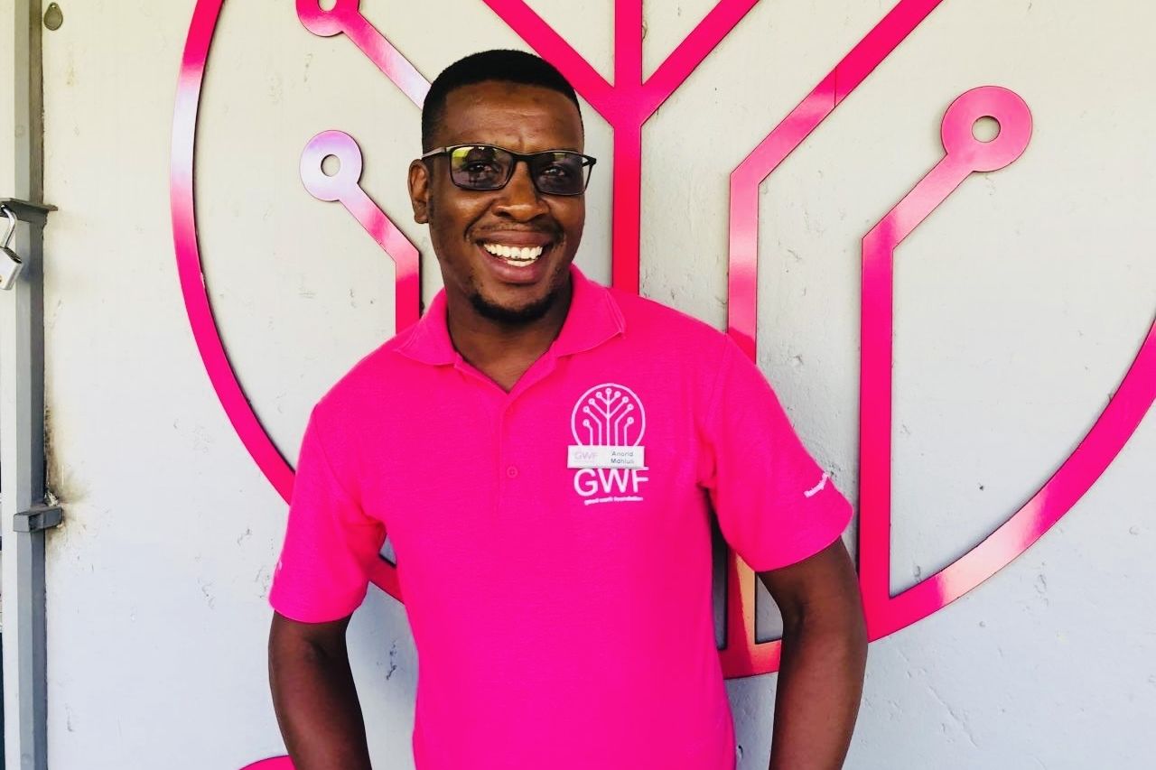 Arnold Mdhluli, manager of the Open Learning Academy