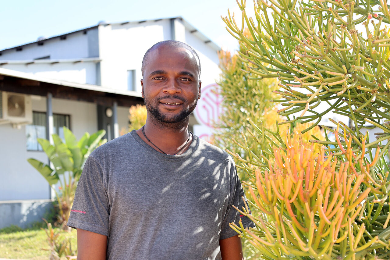 Ally Hlatshwayo, gardener at GWF's Huntington campus