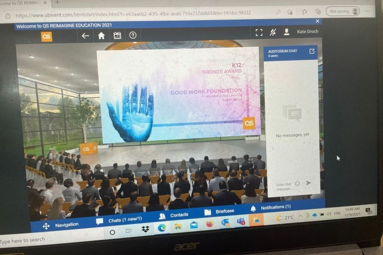Bronze for High Tech High Touch in Hybrid Learning Category
